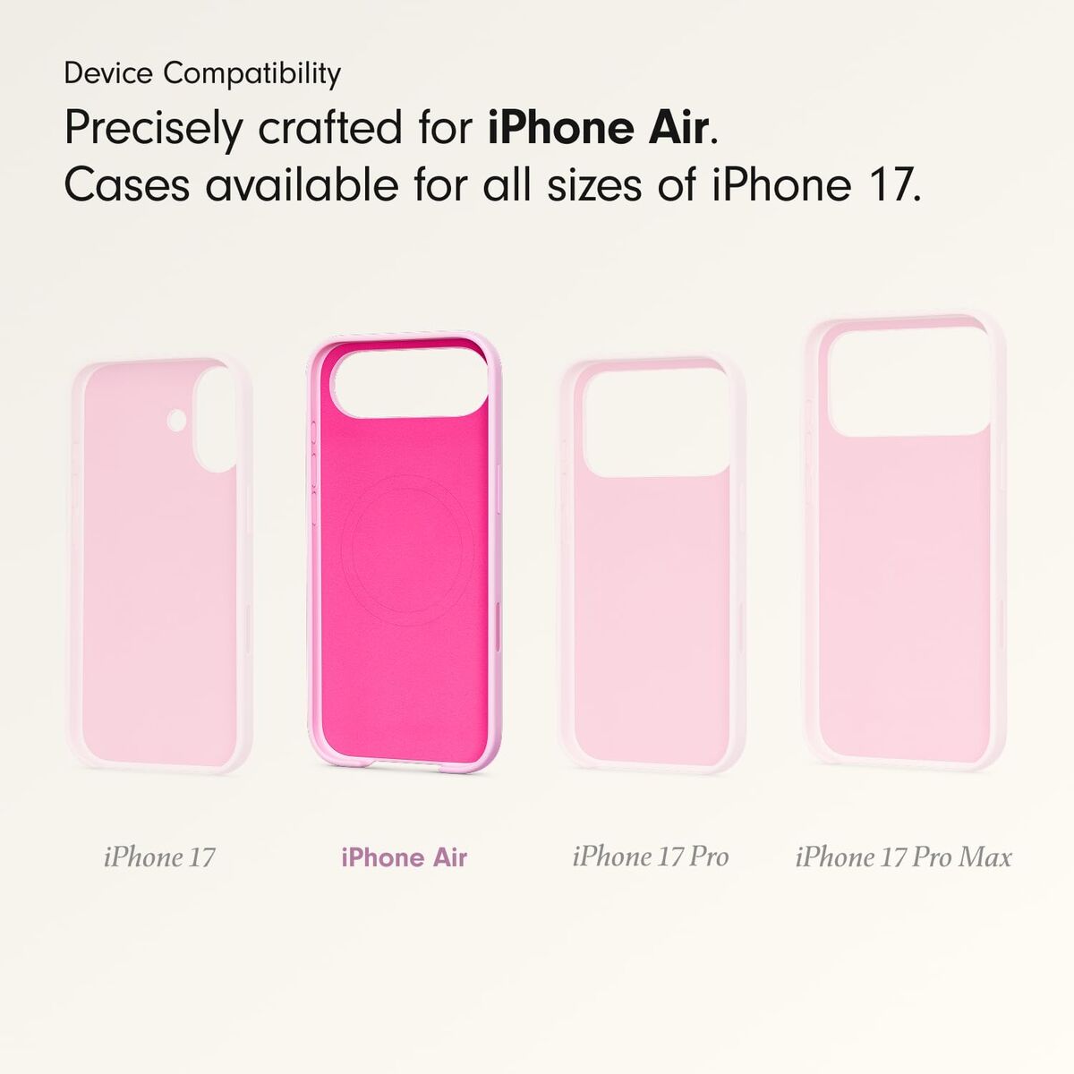Husă pentru Mobil Apple iPhone Air Roz