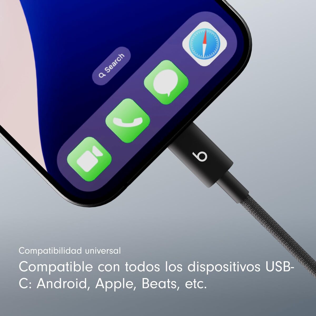 Cablu USB-C la USB-C Apple MEQ94ZM/A Negru