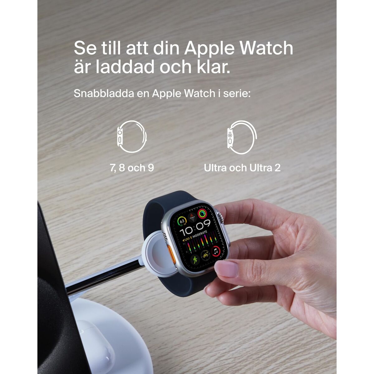 Încărcător fără fir cu suport pentru mobil Belkin WIZ023VFWH