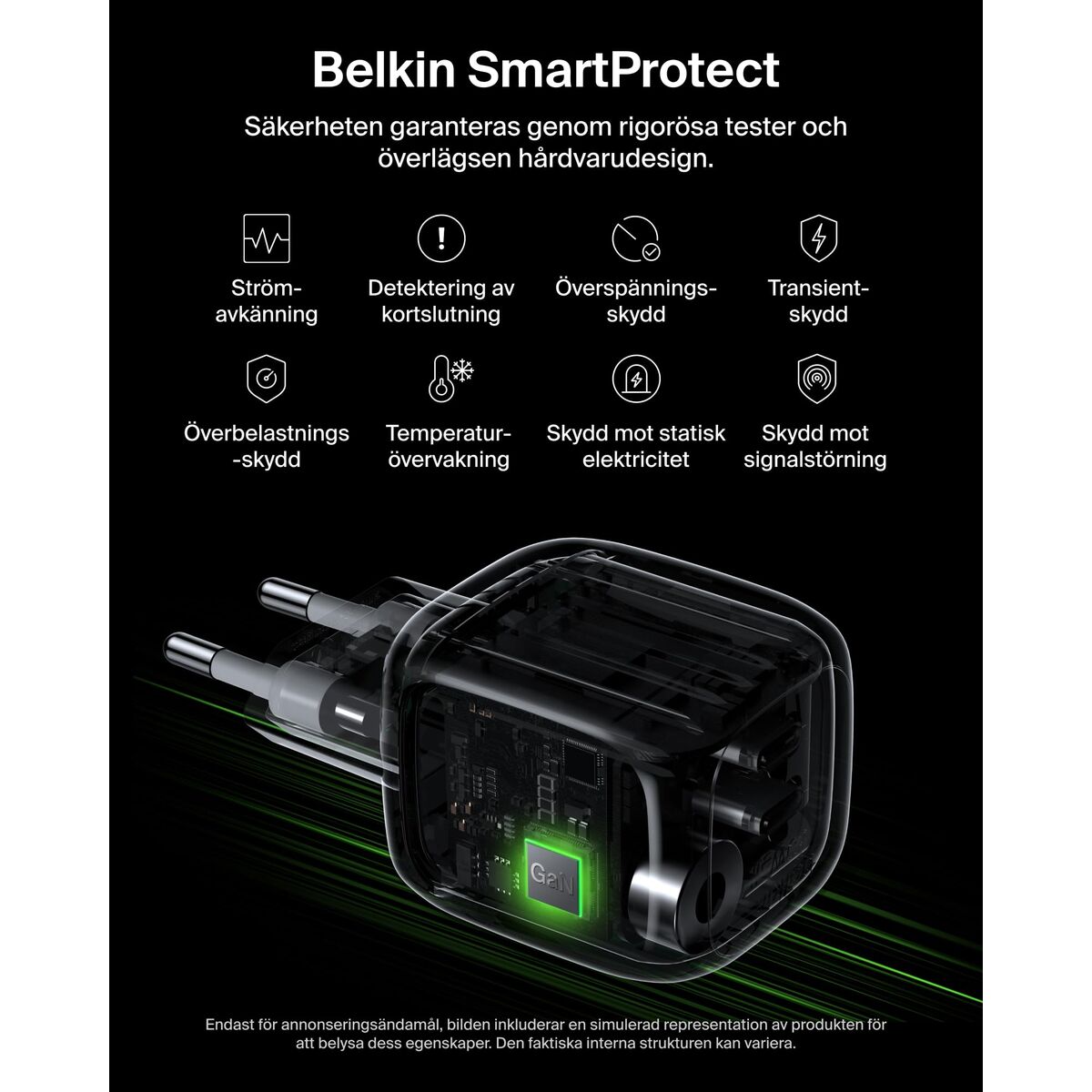 Încărcător de Perete Belkin WCH019KQWH Alb 50 W