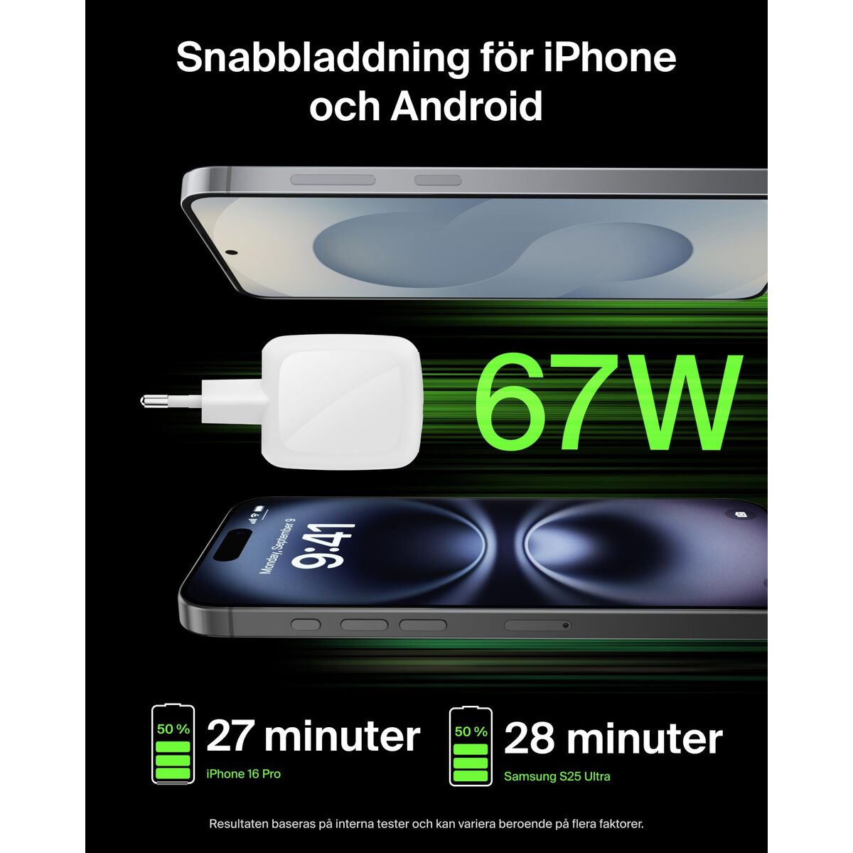 Încărcător de Perete Belkin WCH020KQWH Alb