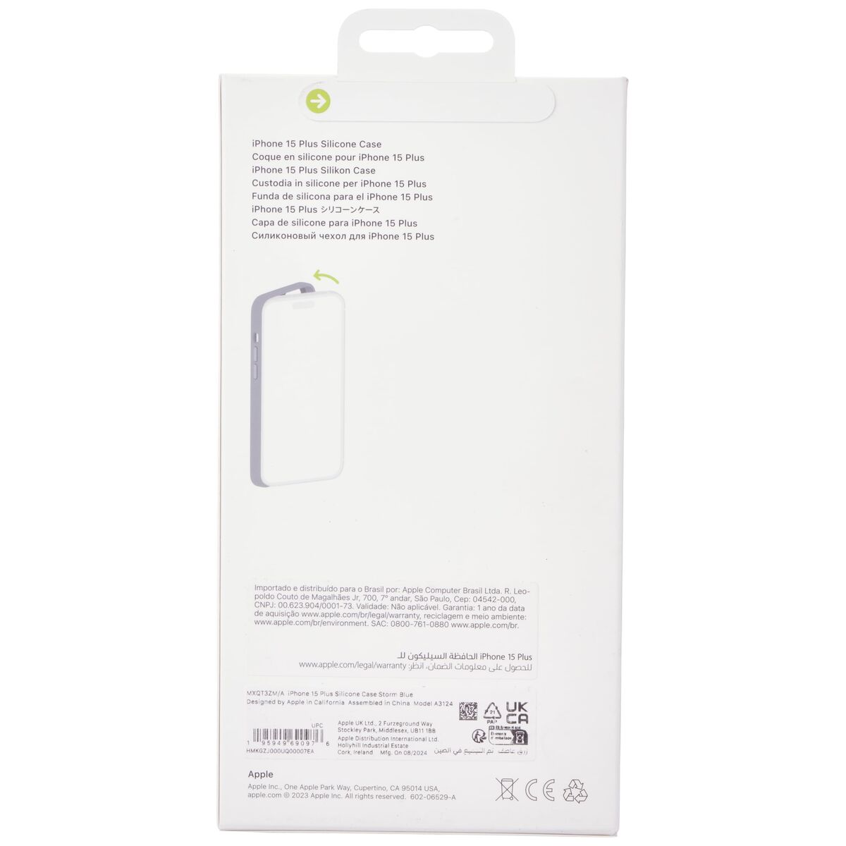 Husă pentru Mobil Apple MXQT3ZM/A Bleumarin