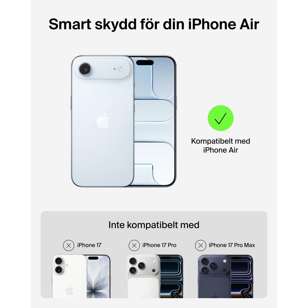Husă pentru Mobil Belkin iPhone Air Negru