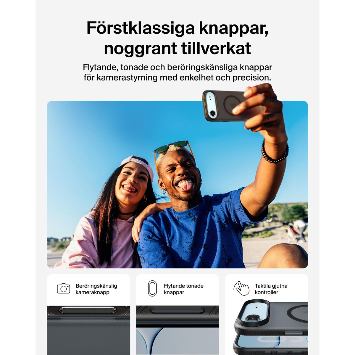 Husă pentru Mobil Belkin iPhone Air Negru