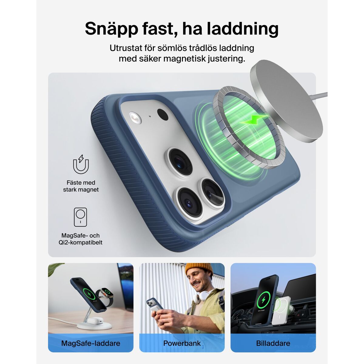 Husă pentru Mobil Belkin iPhone 17 Pro Albastru Bleumarin