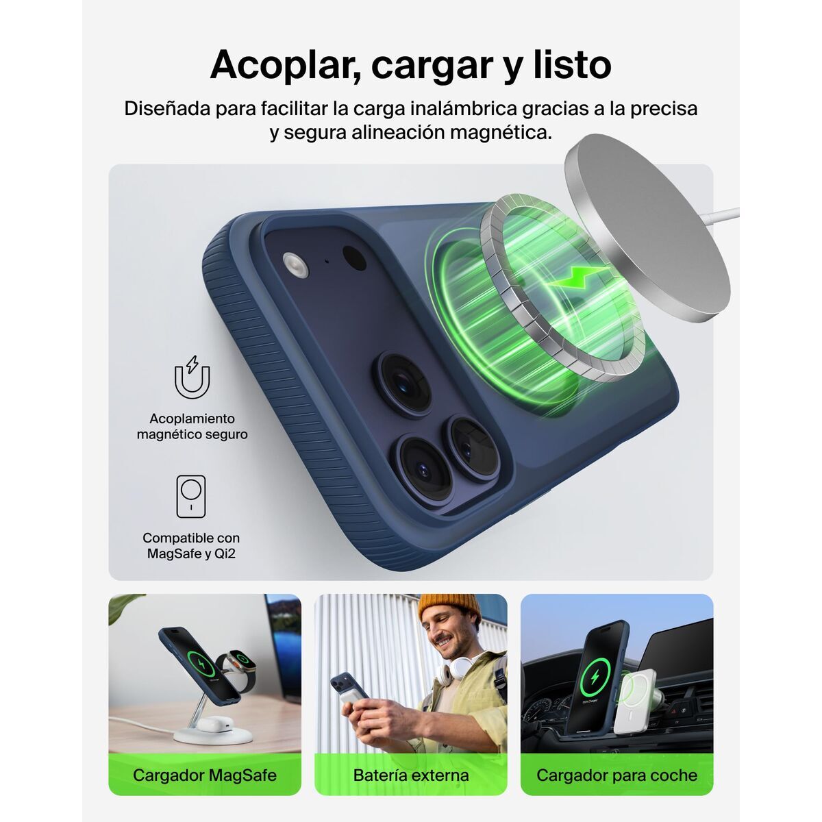 Husă pentru Mobil Belkin iPhone 17 Pro Max Albastru Bleumarin