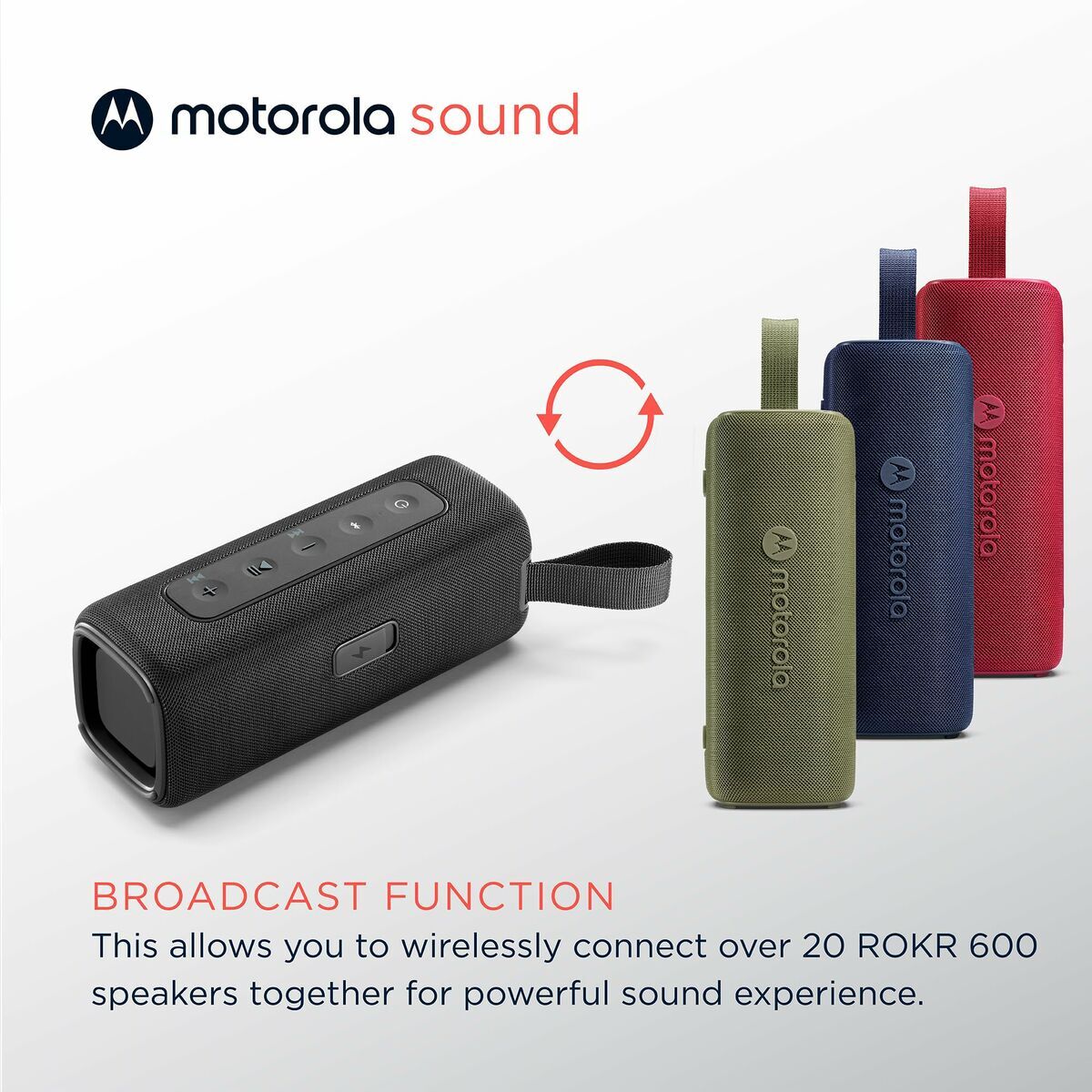 Difuzor Bluetooth Portabil Motorola ROKR 600 30 W Negru