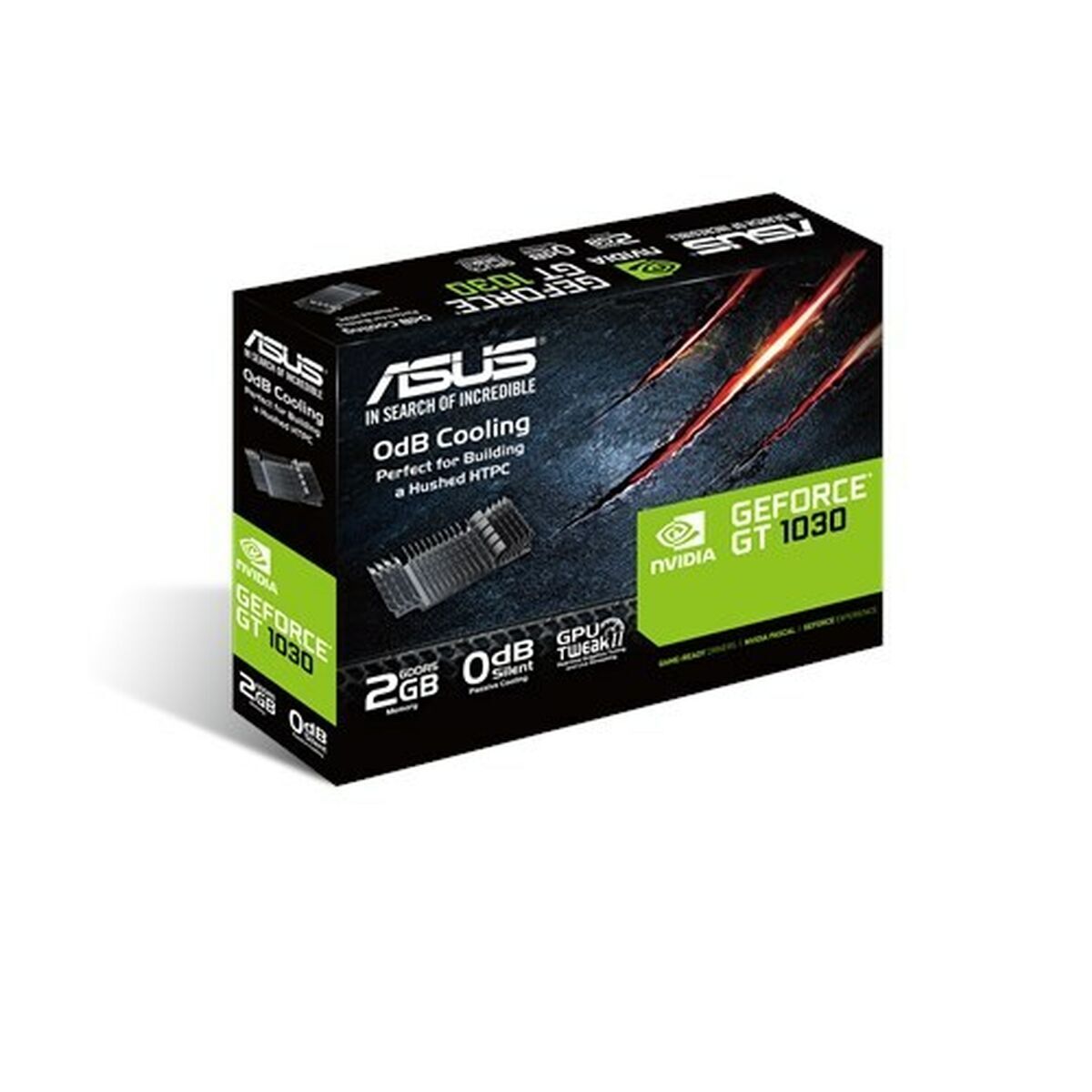 Placă Grafică Asus GT1030-SL-2G-BRK NVIDIA GeForce GT 1030 DDR5 SDRAM