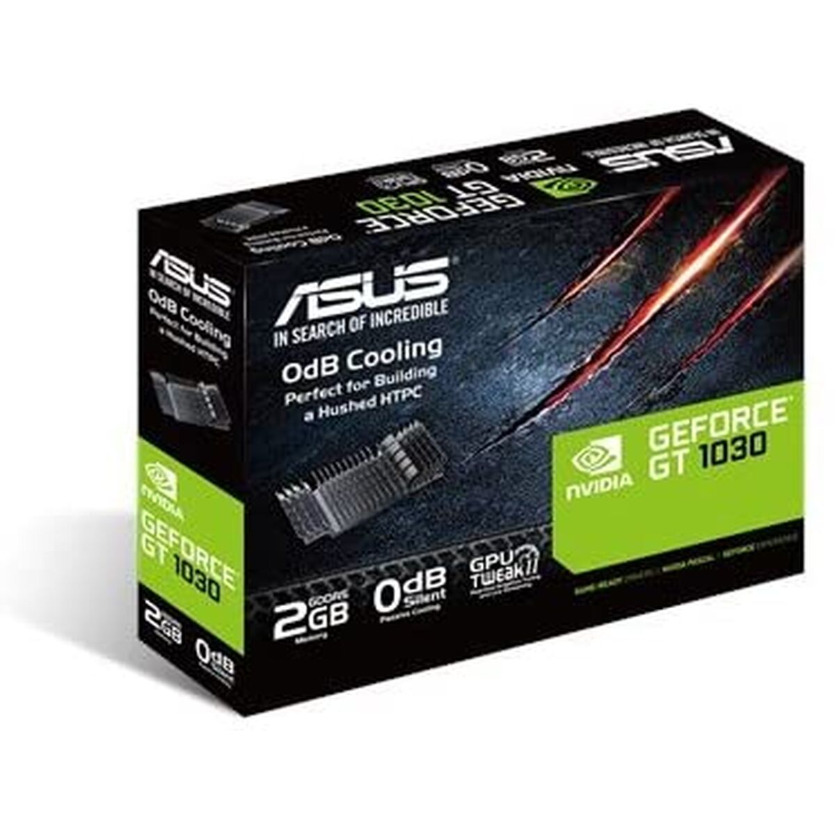 Placă Grafică Asus GT1030-SL-2G-BRK NVIDIA GeForce GT 1030 DDR5 SDRAM