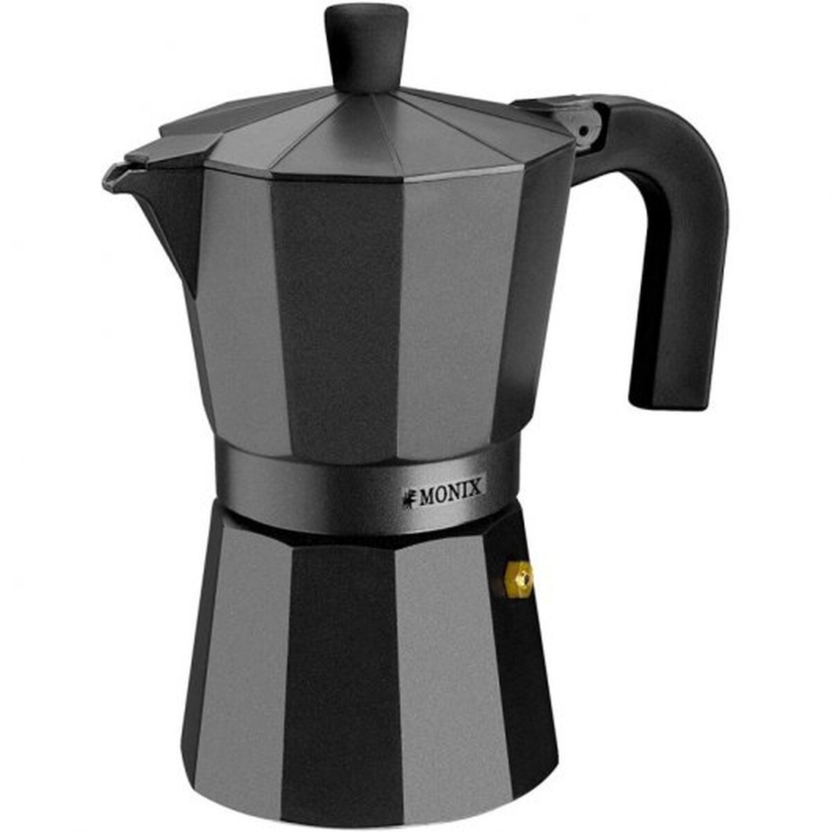 Cafetieră Italiană Monix Braisogona_M640003 Negru
