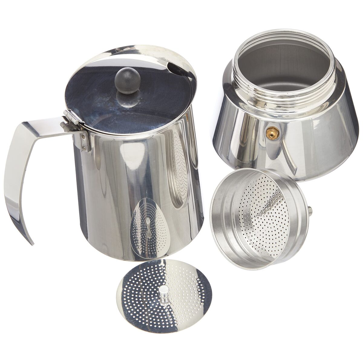 Cafetieră Italiană Monix Eterna Gri