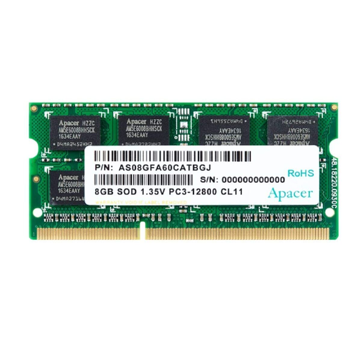 Memorie RAM Apacer PC3-12800 8 GB DDR3 1600 mHz CL11
