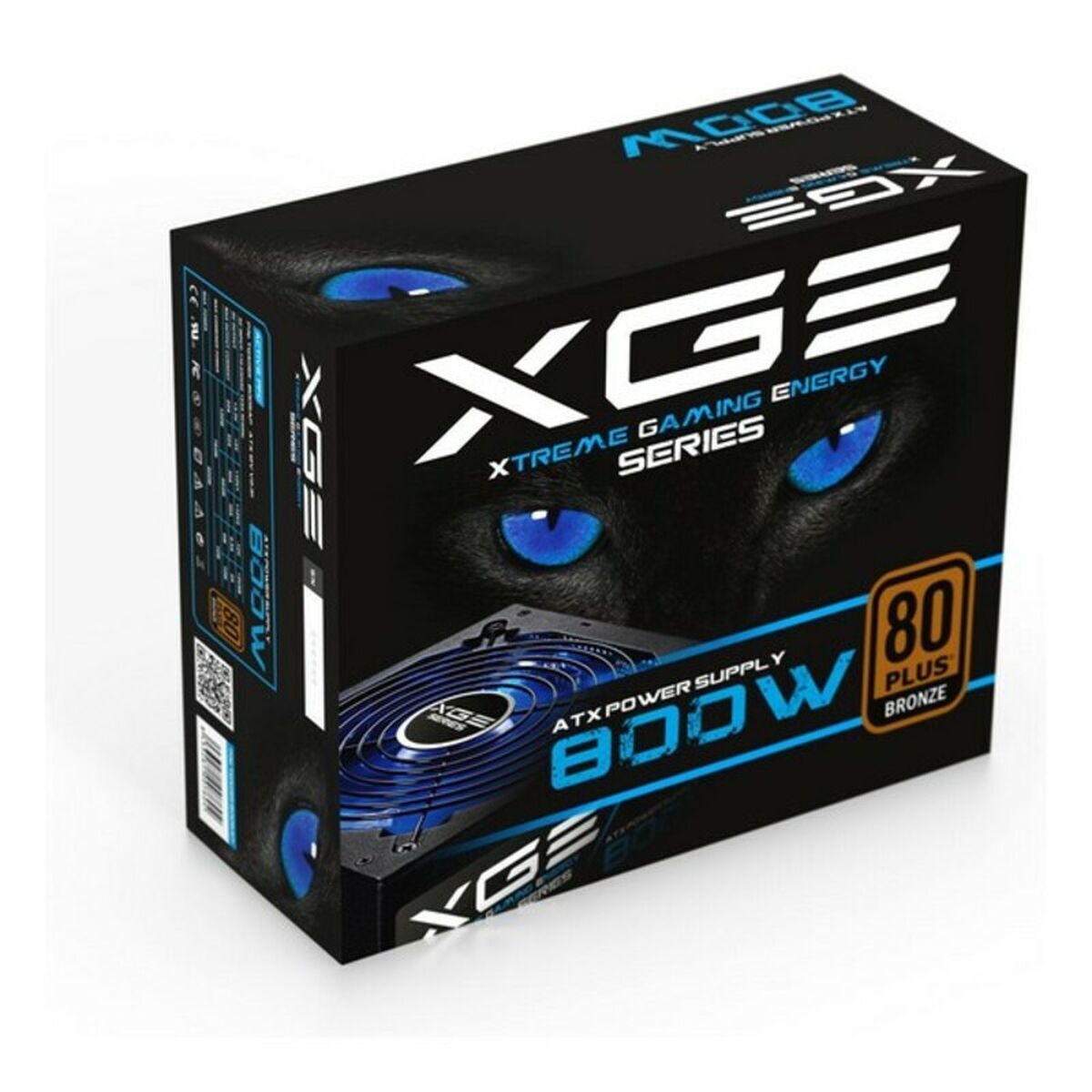Sursă de Alimentare TooQ TQXGEII-800SAP ATX 800 W 80 Plus Bronze RoHS