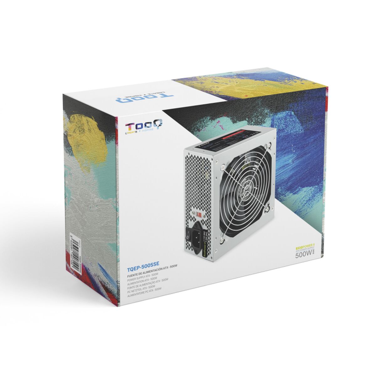 Sursă de Alimentare TooQ TQEP-500SSE ATX 500 W RoHS