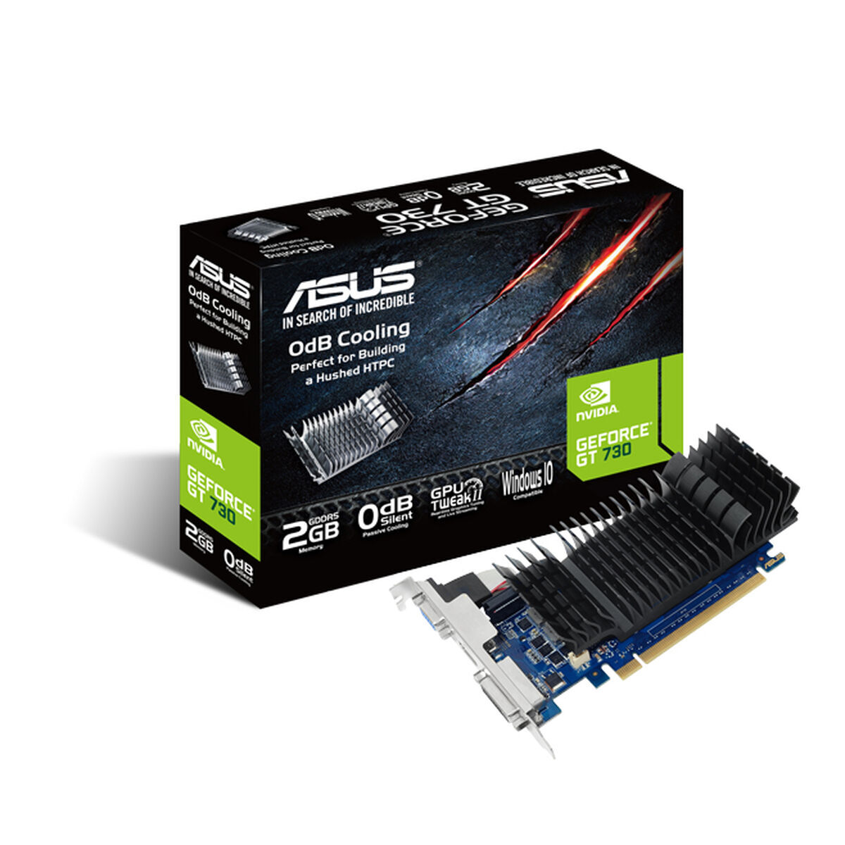 Placă Grafică Asus GT730-SL-2GD5-BRK GDDR5