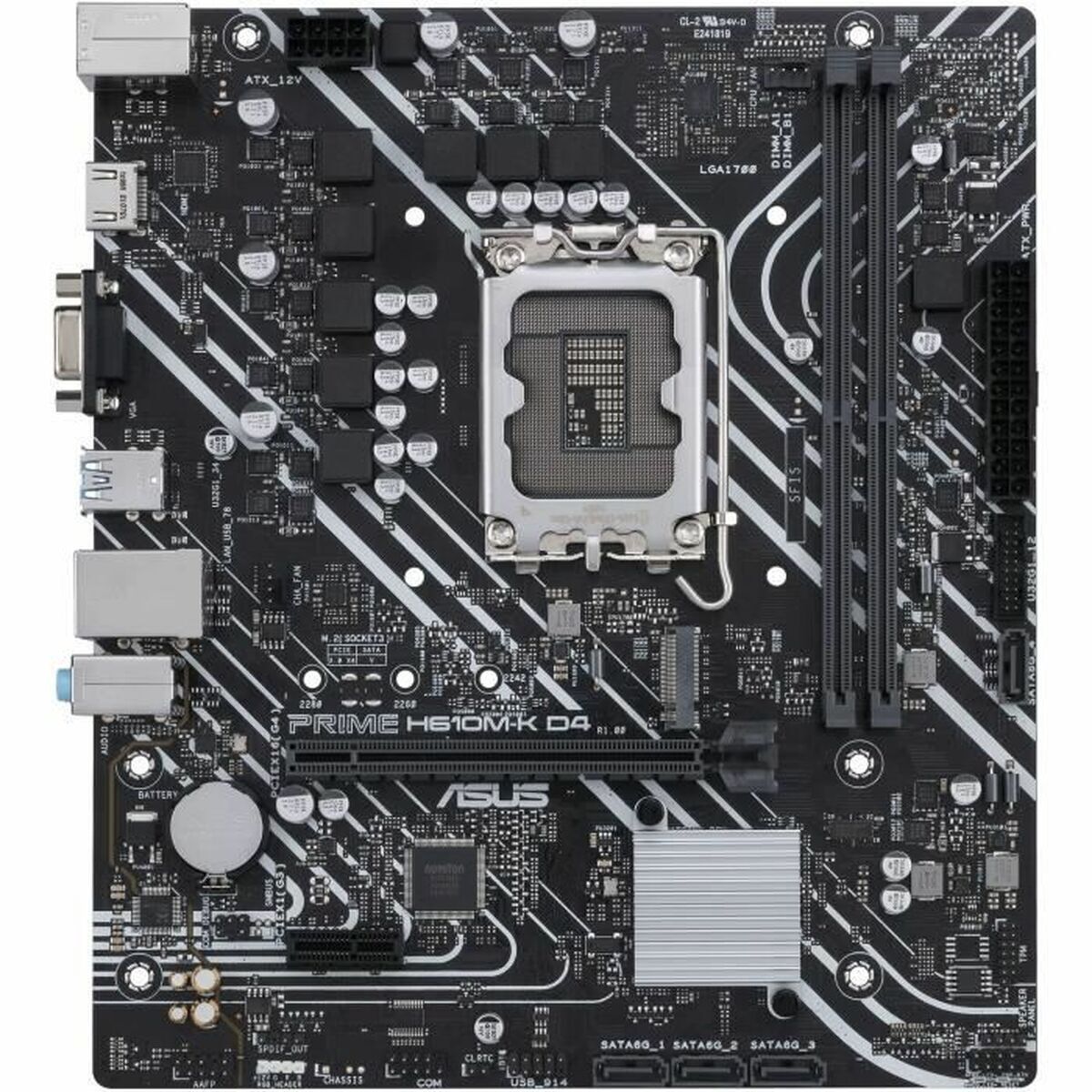 Placă de Bază Asus PRIME H610M-K D4 LGA 1700