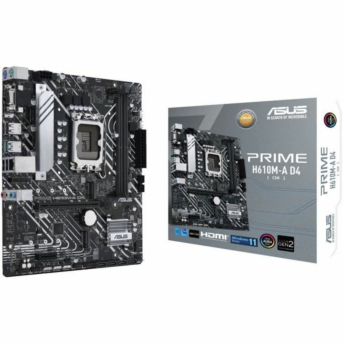 Placă de Bază Asus PRIME H610M-A D4-CSM LGA 1700