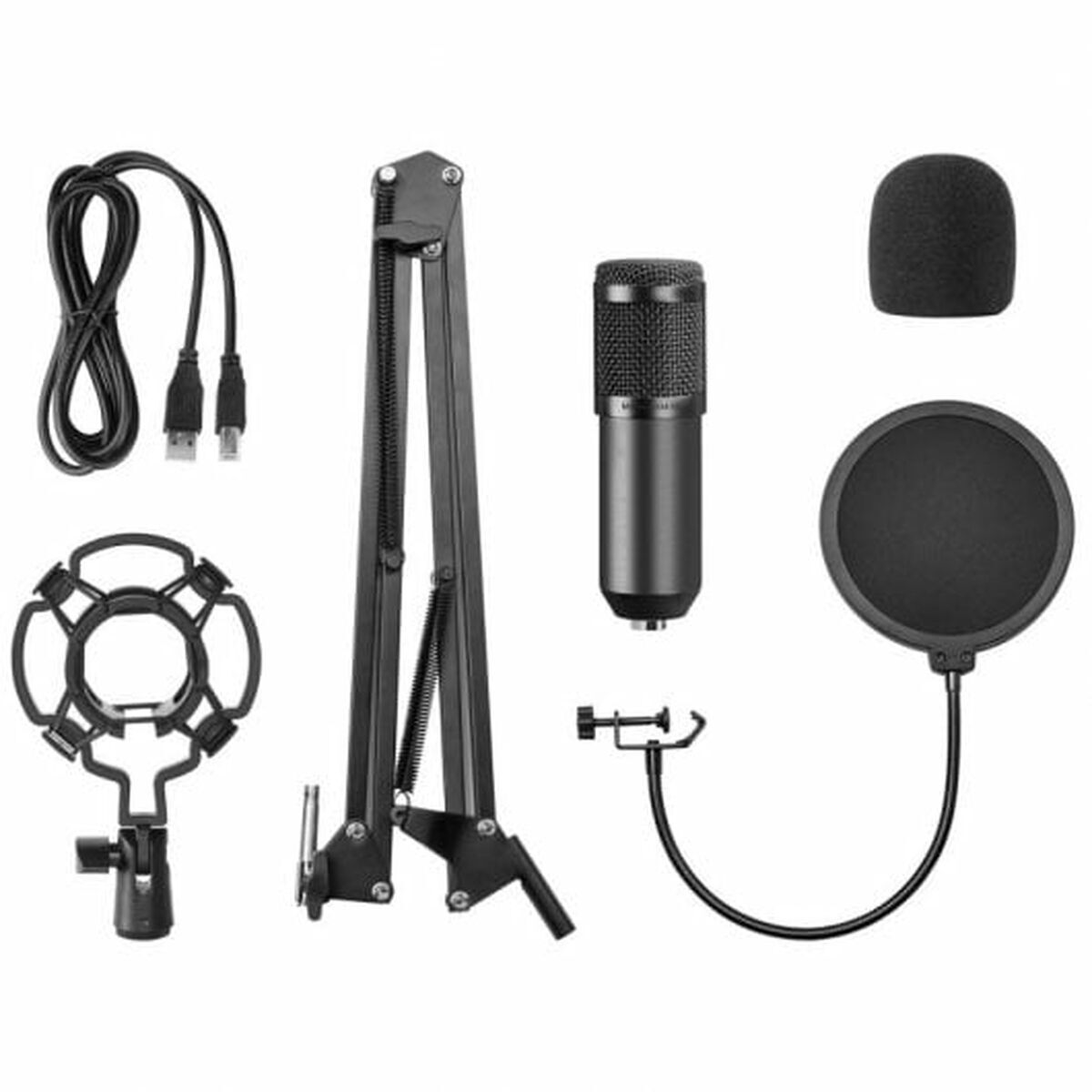 Microfon de Masă Mars Gaming MMICPRO Negru