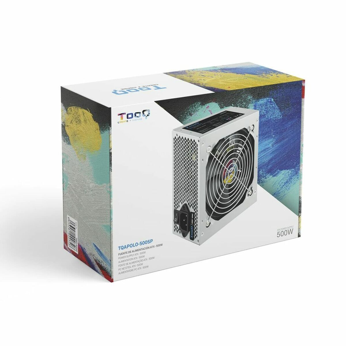 Sursă de Alimentare TooQ TQAPOLO-500SP ATX 500 W