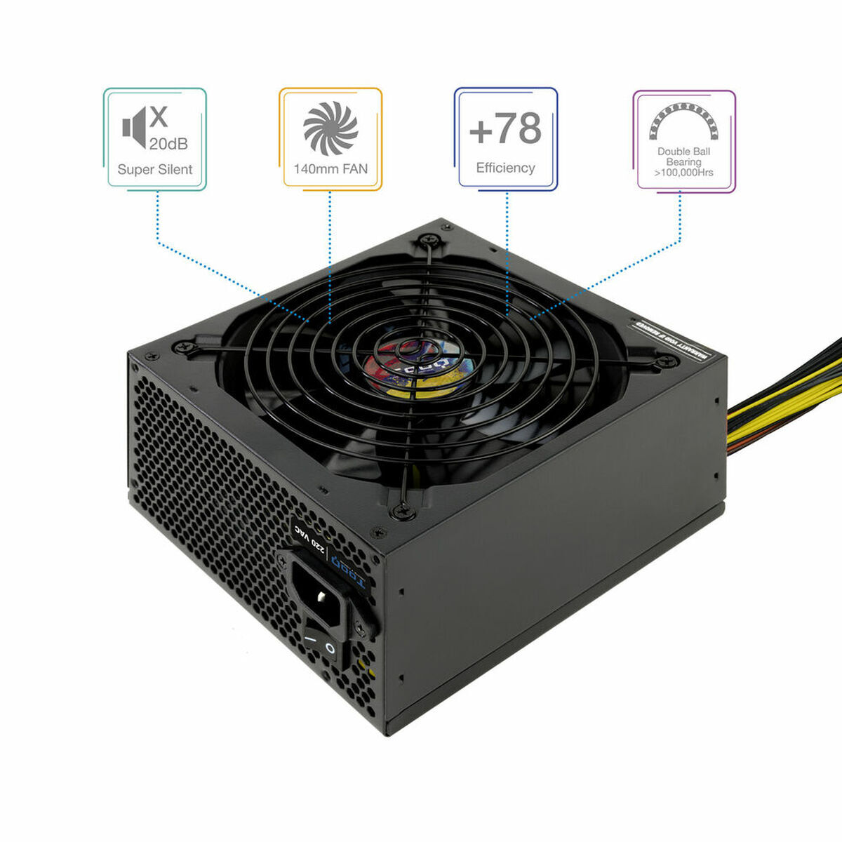 Sursă de Alimentare TooQ TQAPOLO-700SP 700 W CE - RoHS