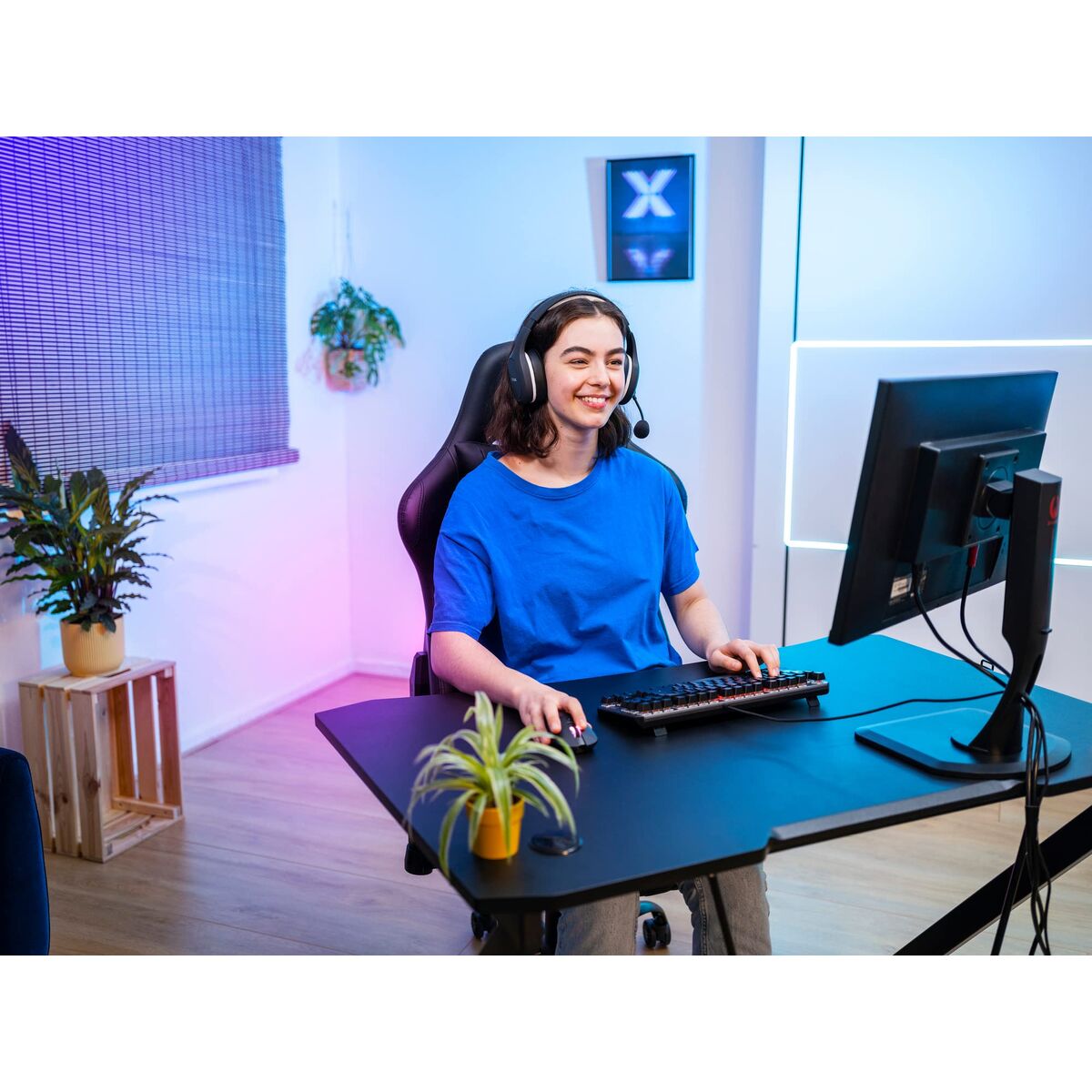 Tastatură Gaming Trust 24407 GXT834 Negru