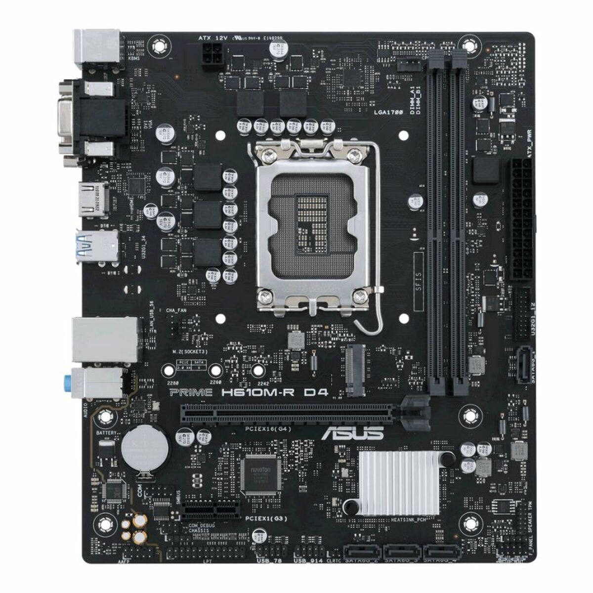 Placă de Bază Asus PRIME H610M-R D4 LGA 1700