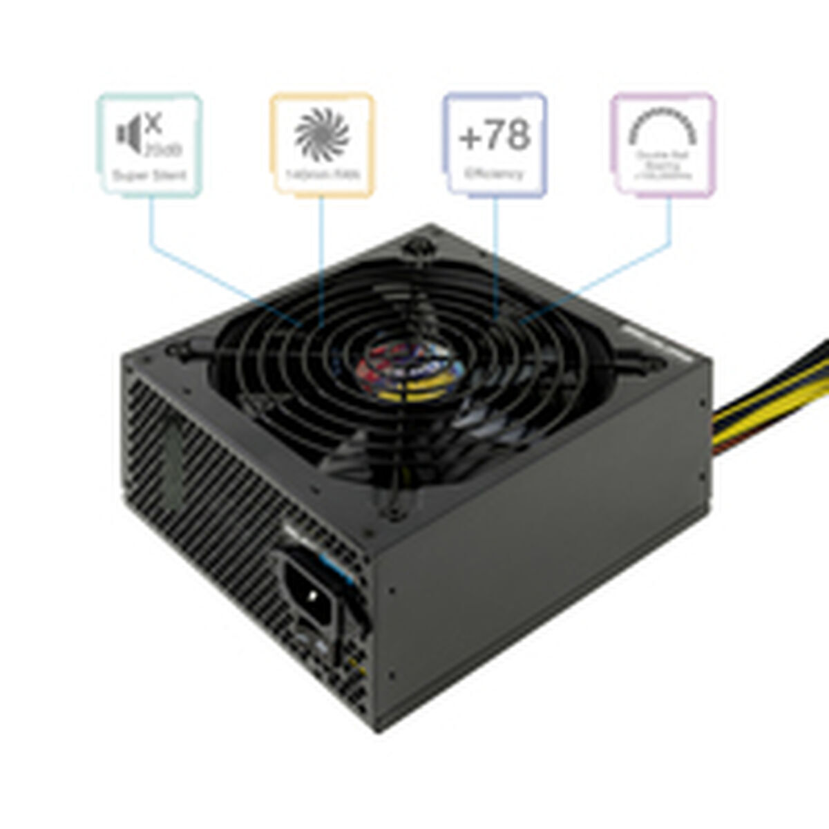 Sursă de Alimentare TooQ TQAPOLO-650SP ATX 650 W CE - RoHS