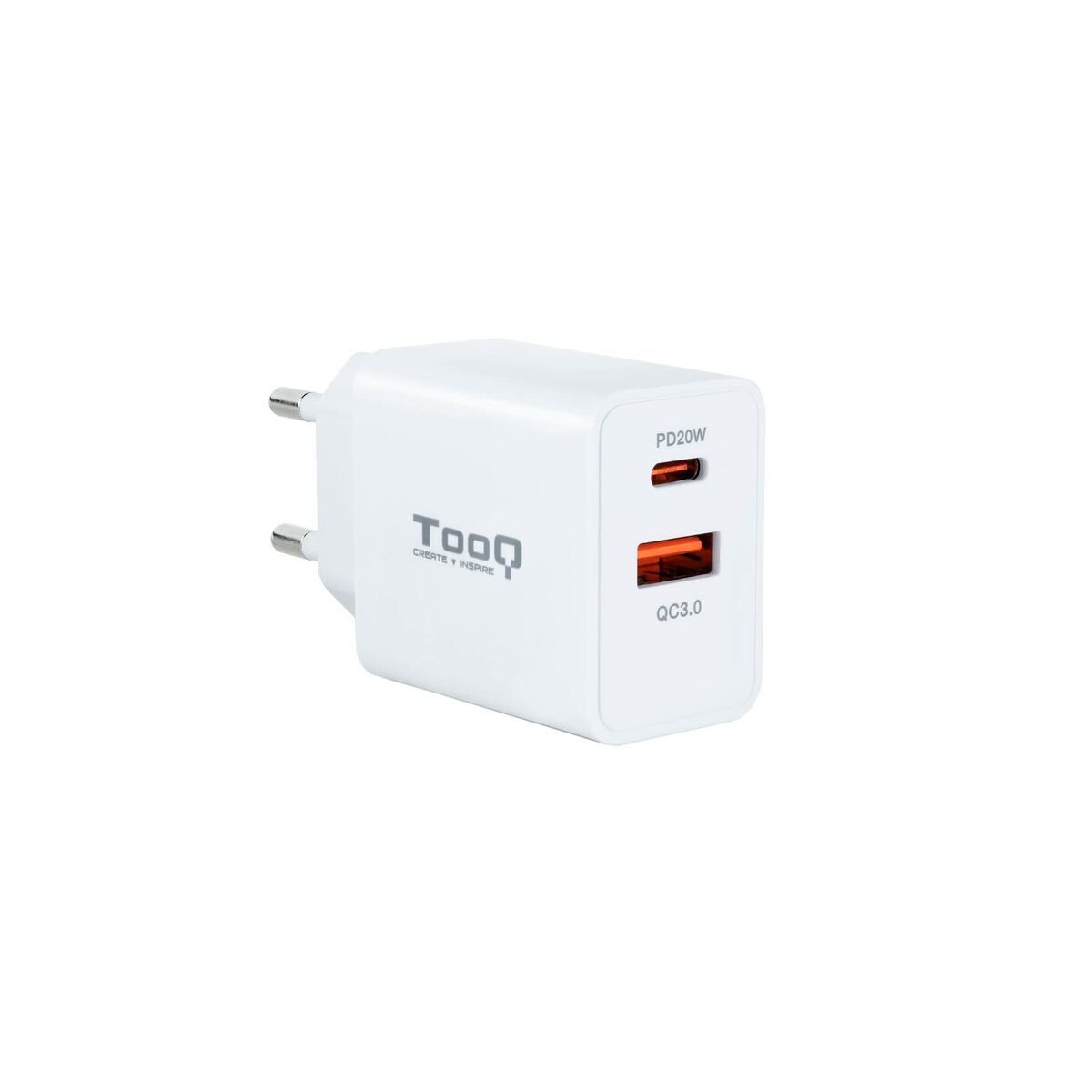 Încărcător de Perete TooQ TQWC-2SC04WT Alb 20 W