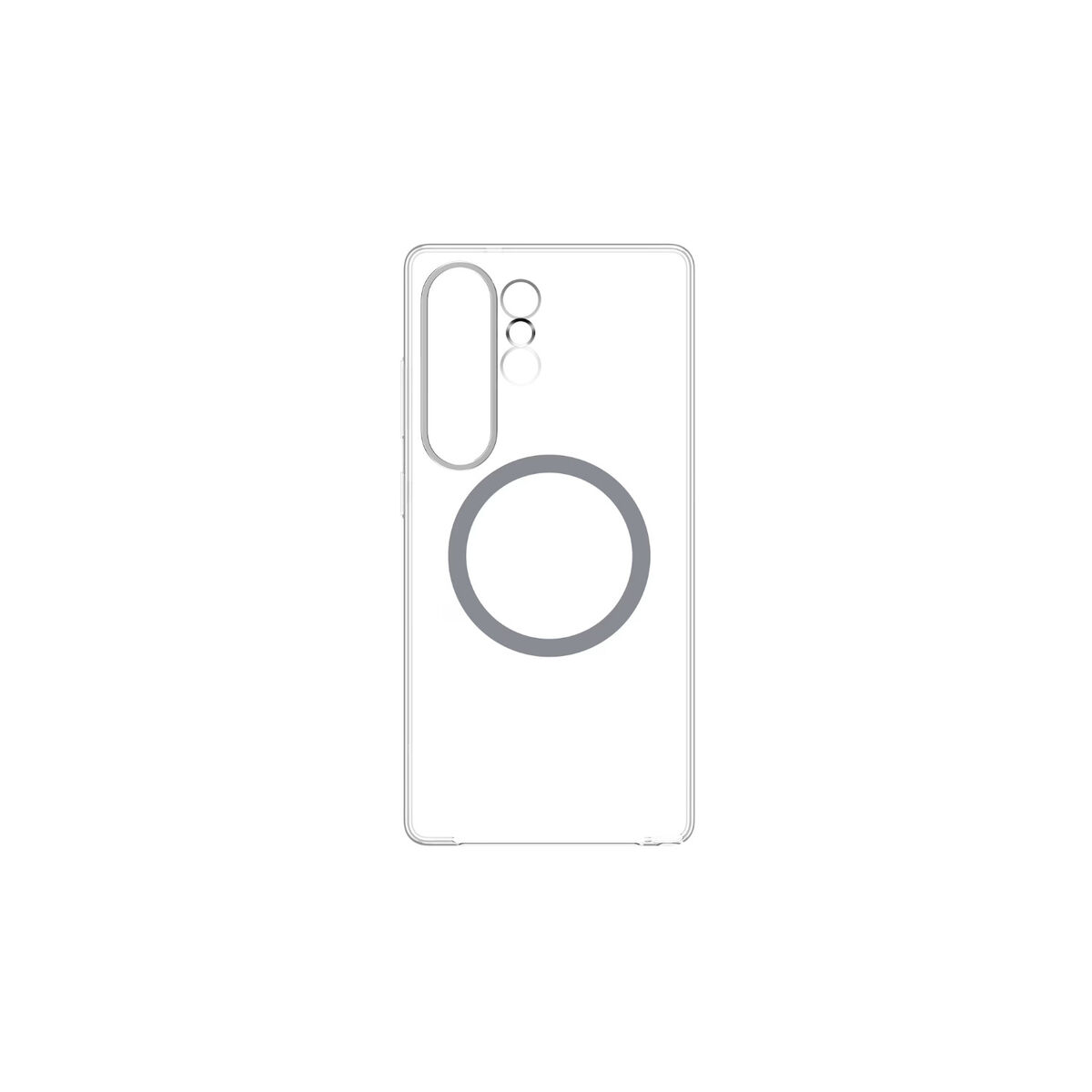 Husă pentru Telefon Mobil Casetă cu Suport Samsung Galaxy S25 Ultra Transparent