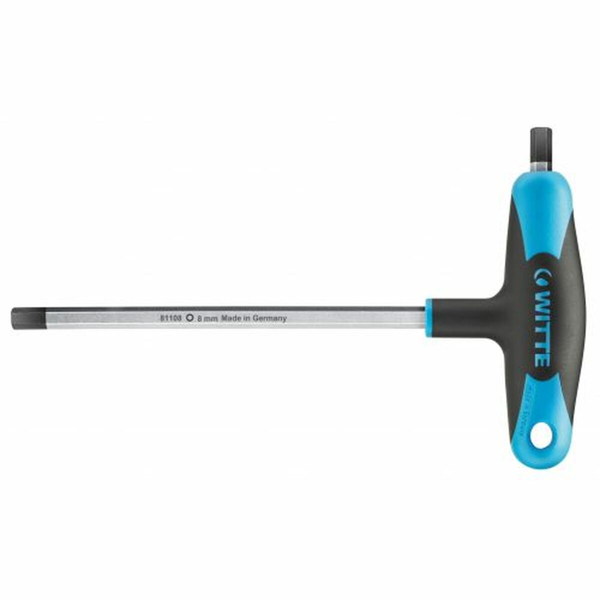 Cheie hexagonală în T WITTE PRO Hexagonal 2,5 mm Double