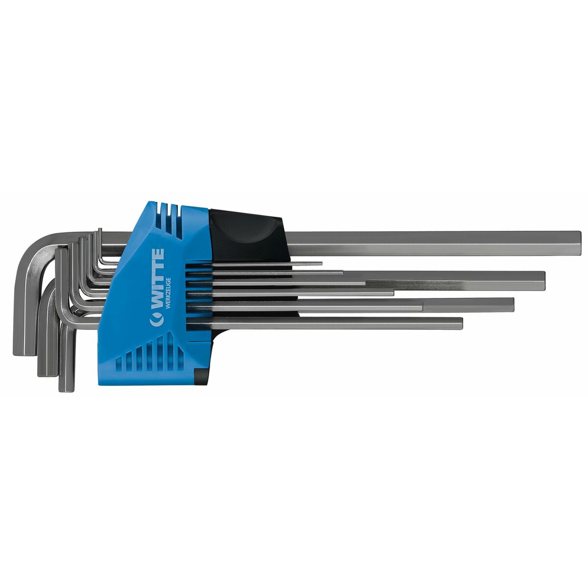 Set de chei Inbus WITTE 1,5-2-2,5-3-4-5-6-8-10 mm Hexagonal Set de chei Inbus 9 Piese