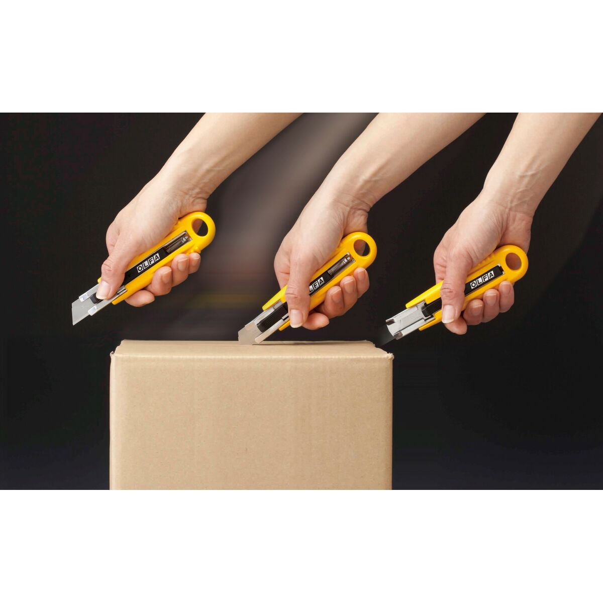 Cutter Olfa 17,5 X 0,6 MM Negru Oțel Siguranță