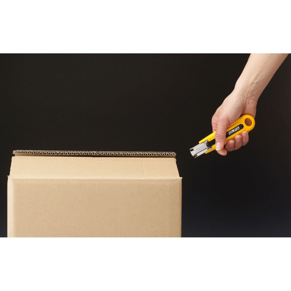 Cutter Olfa 17,5 X 0,6 MM Negru Oțel Siguranță