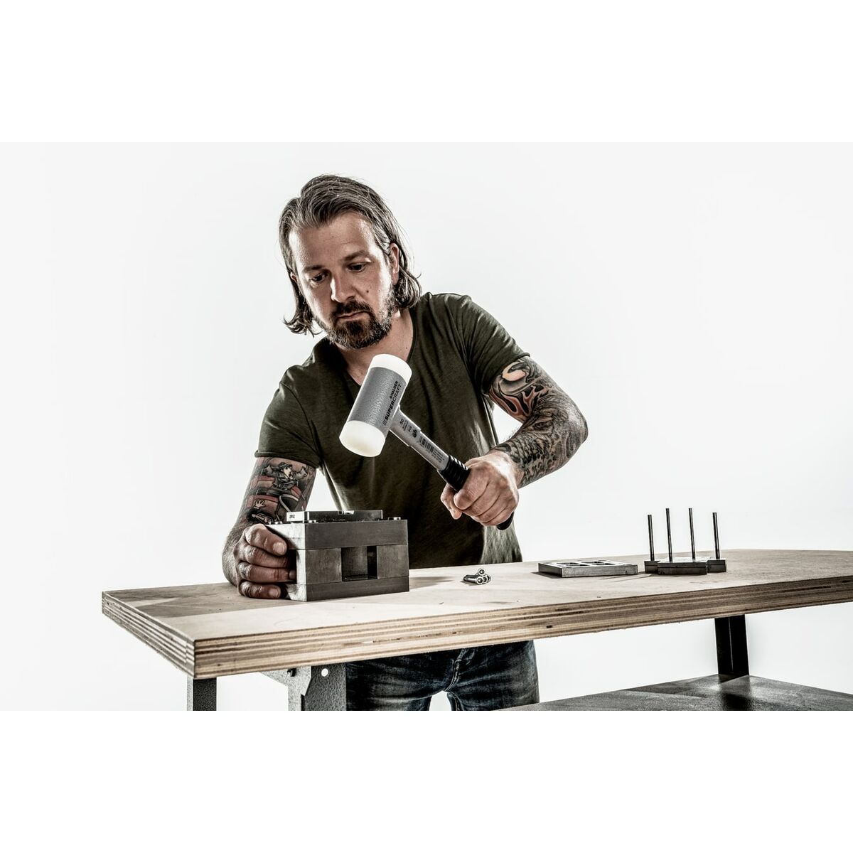 Maceș de cauciuc Halder Supercraft Anti-rebound