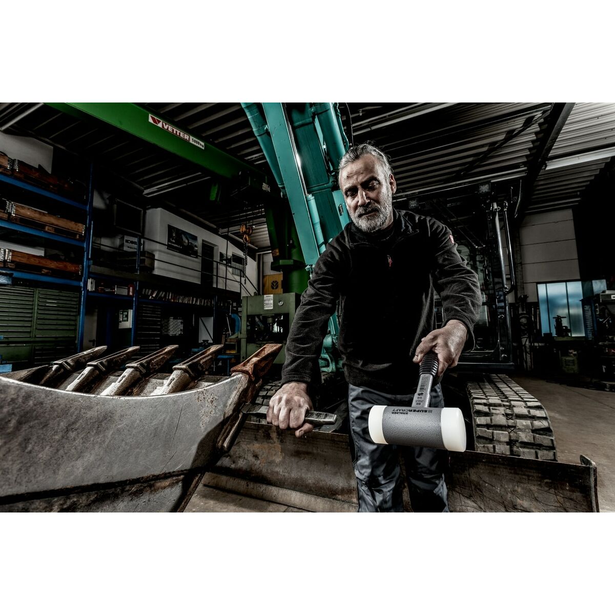 Maceș de cauciuc Halder Supercraft Anti-rebound