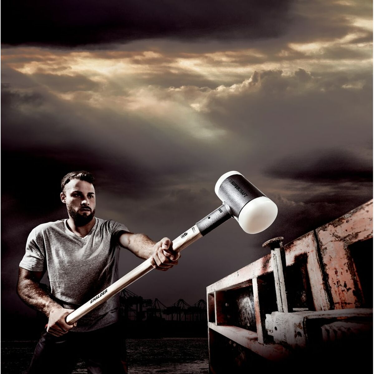 Maceș de cauciuc Halder Supercraft Anti-rebound