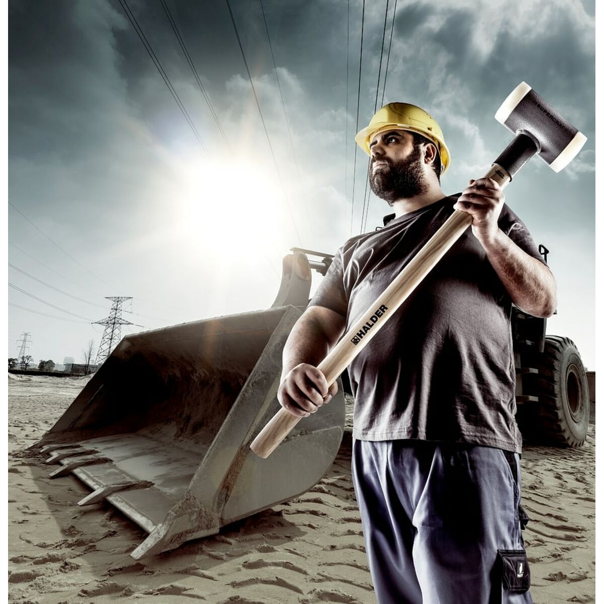 Maceș de cauciuc Halder Supercraft Anti-rebound