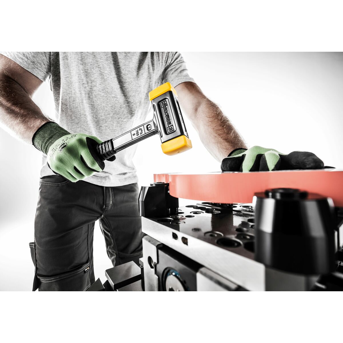 Maceș de cauciuc Halder Anti-rebound