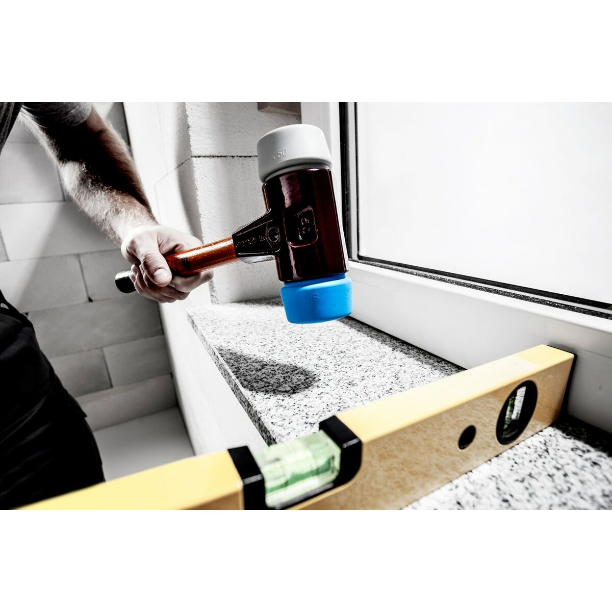 Buzdugan de plastic Halder Simplex Albastru Gri TPE