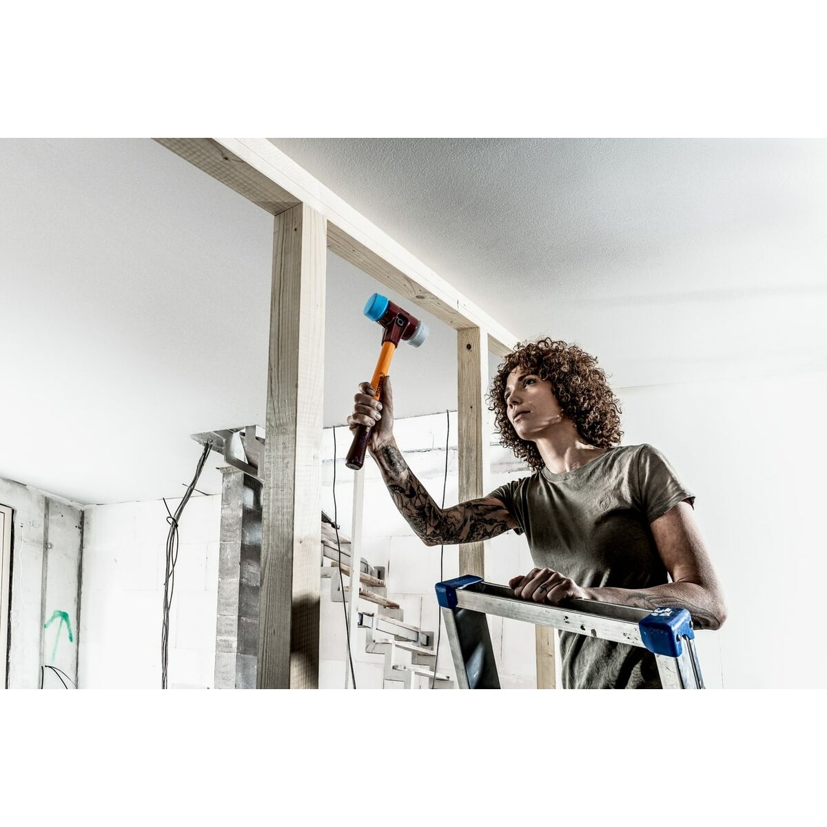 Buzdugan de plastic Halder Simplex Albastru Gri TPE