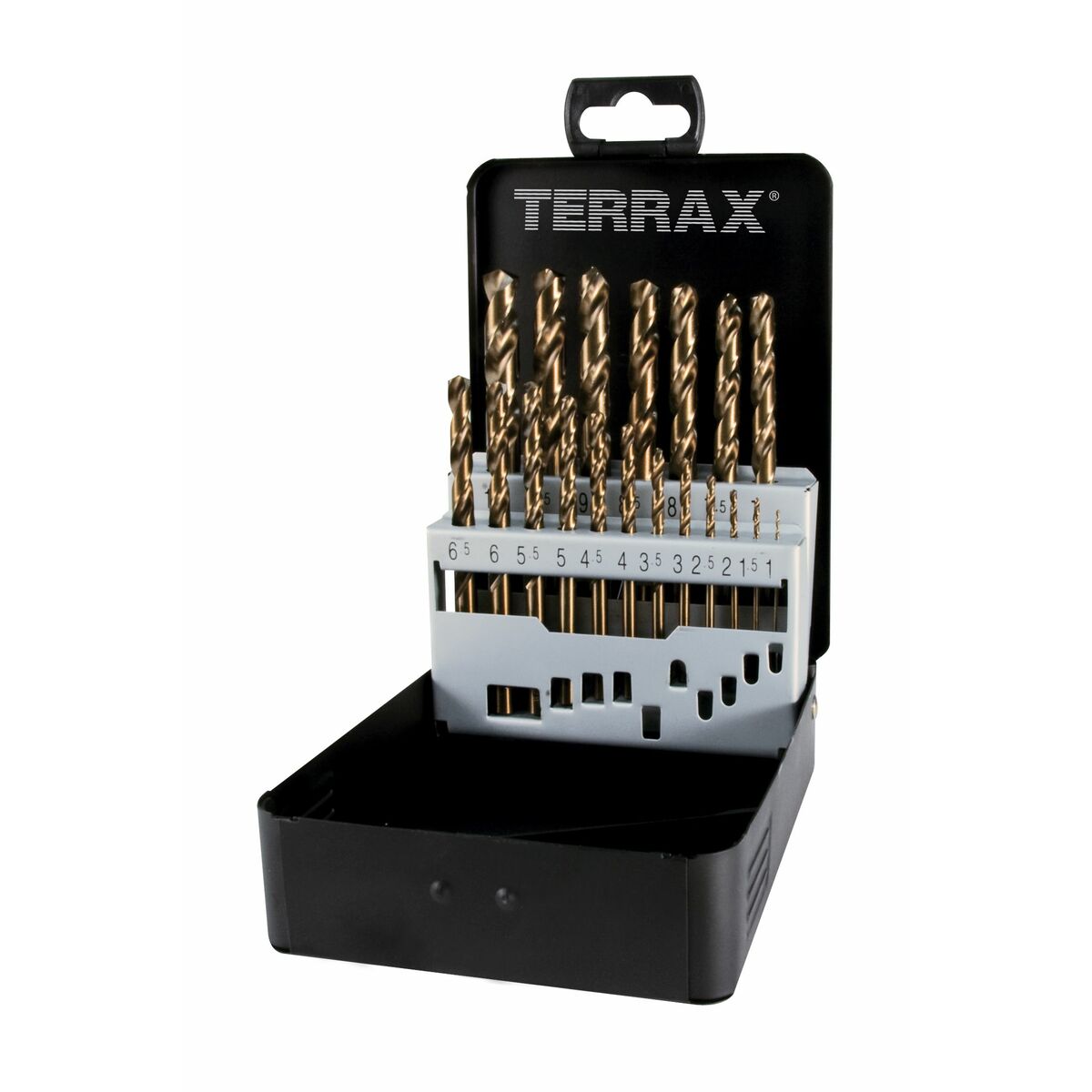Set de rulouri TERRAX Carcasă DIN 338 25 Piese 19 Piese