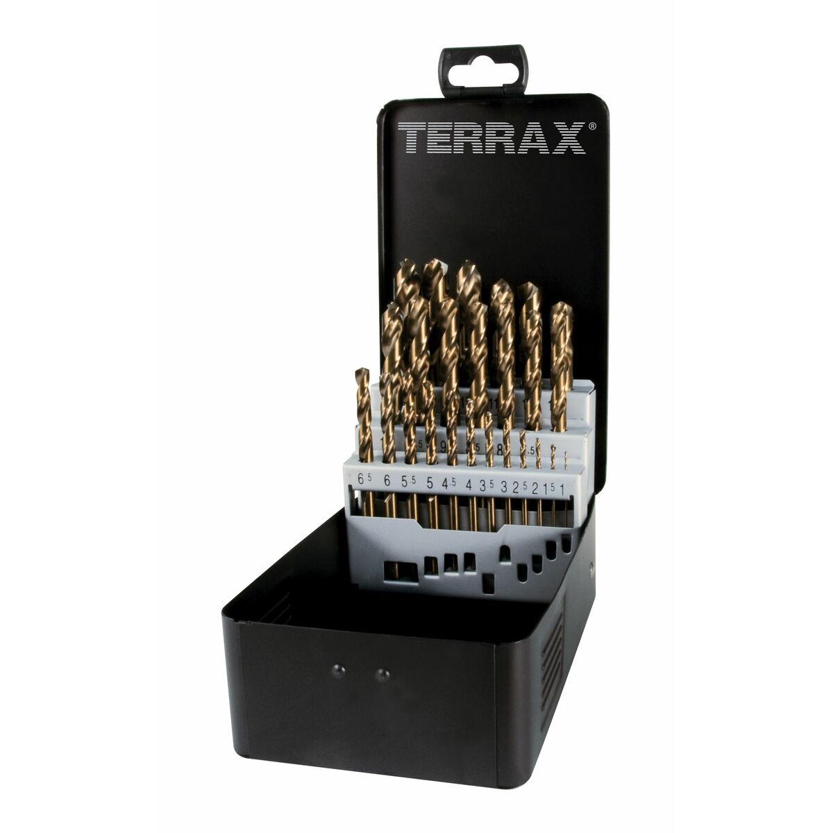 Set de rulouri TERRAX Carcasă DIN 338 25 Piese 19 Piese