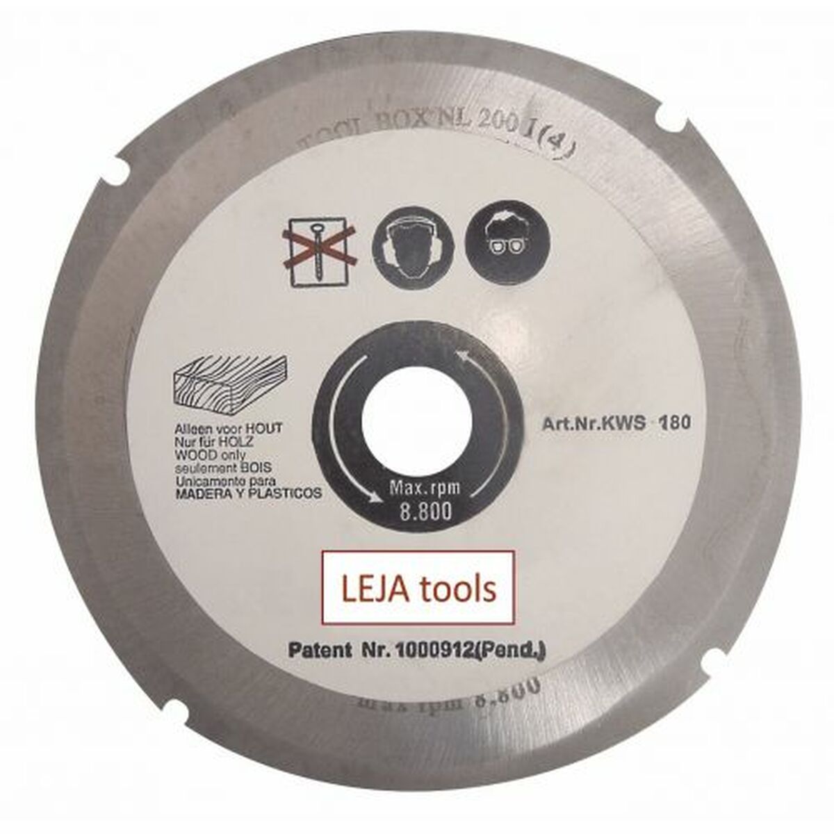 Disc de tăiere freză pentru polizoare unghiulare LEJA Tools 180 mm 22,2 mm