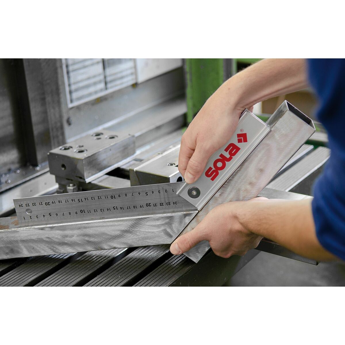 Echer SOLA 25 x 17 cm Oțel inoxidabil Aluminiu