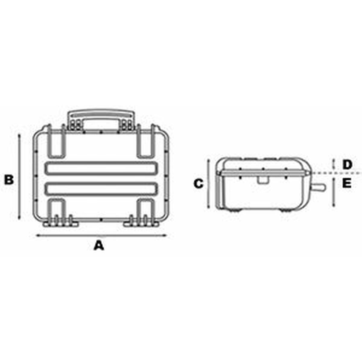 Cutie Tip Diplomat Pentru Scule GT Line EXPLORER 2712 30,5 x 27 x 14,4 cm Metal polipropilenă 27 L