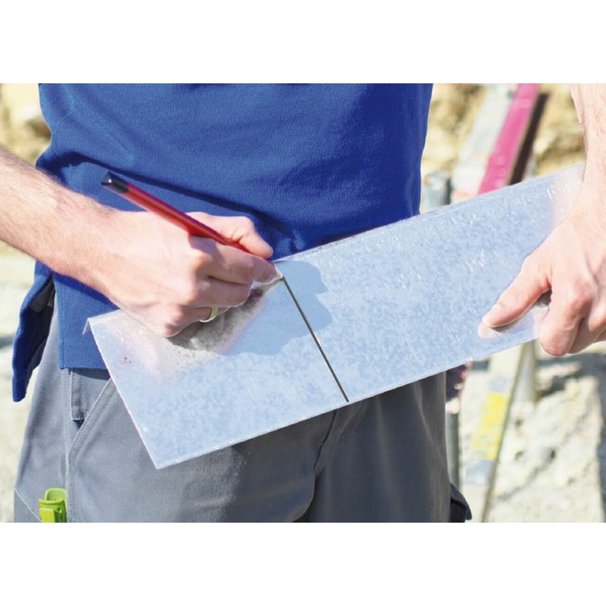 Creion de Tâmplar Pica Semn de Agățat de Clanța Ușii Universal 10 Piese