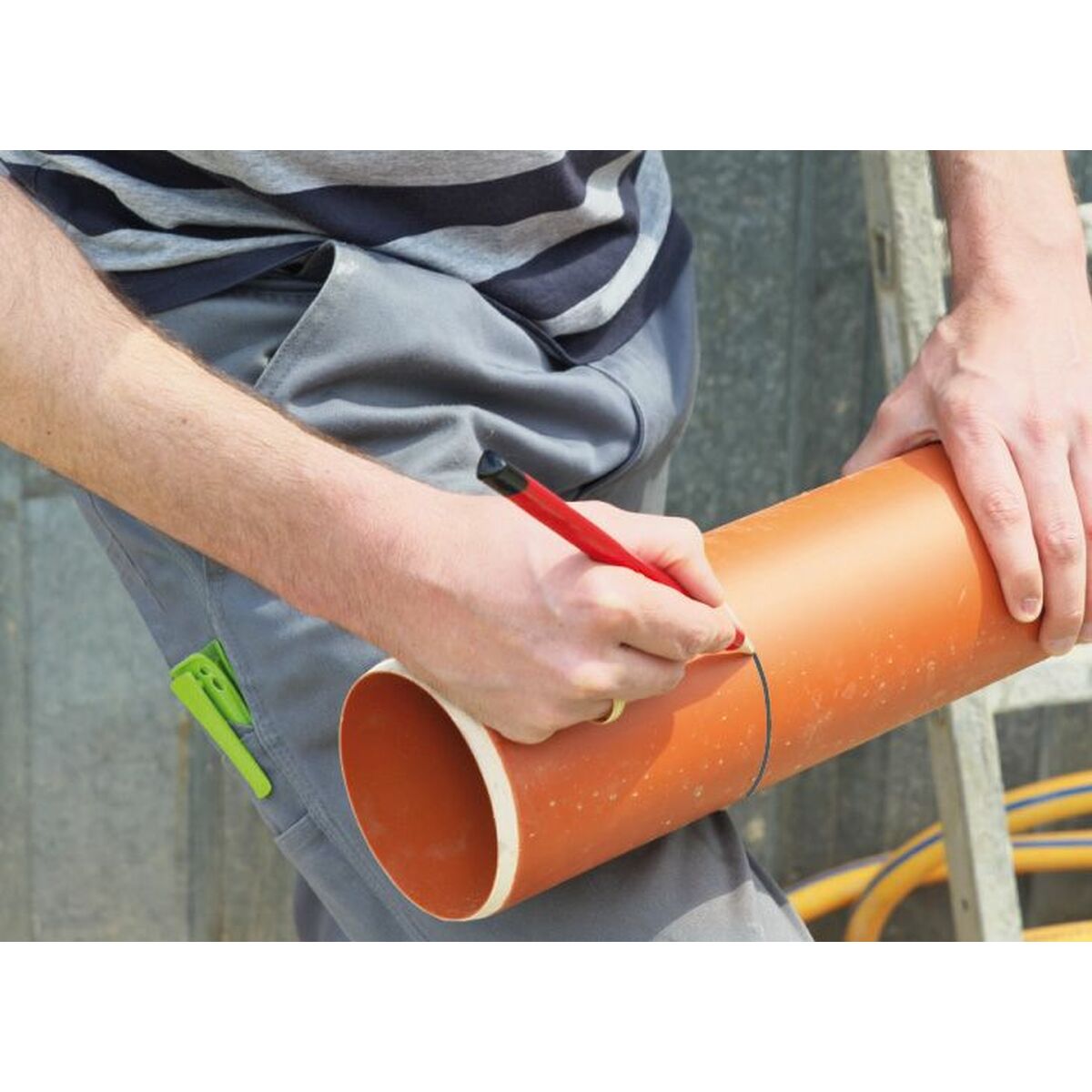 Creion de Tâmplar Pica Semn de Agățat de Clanța Ușii Universal 10 Piese