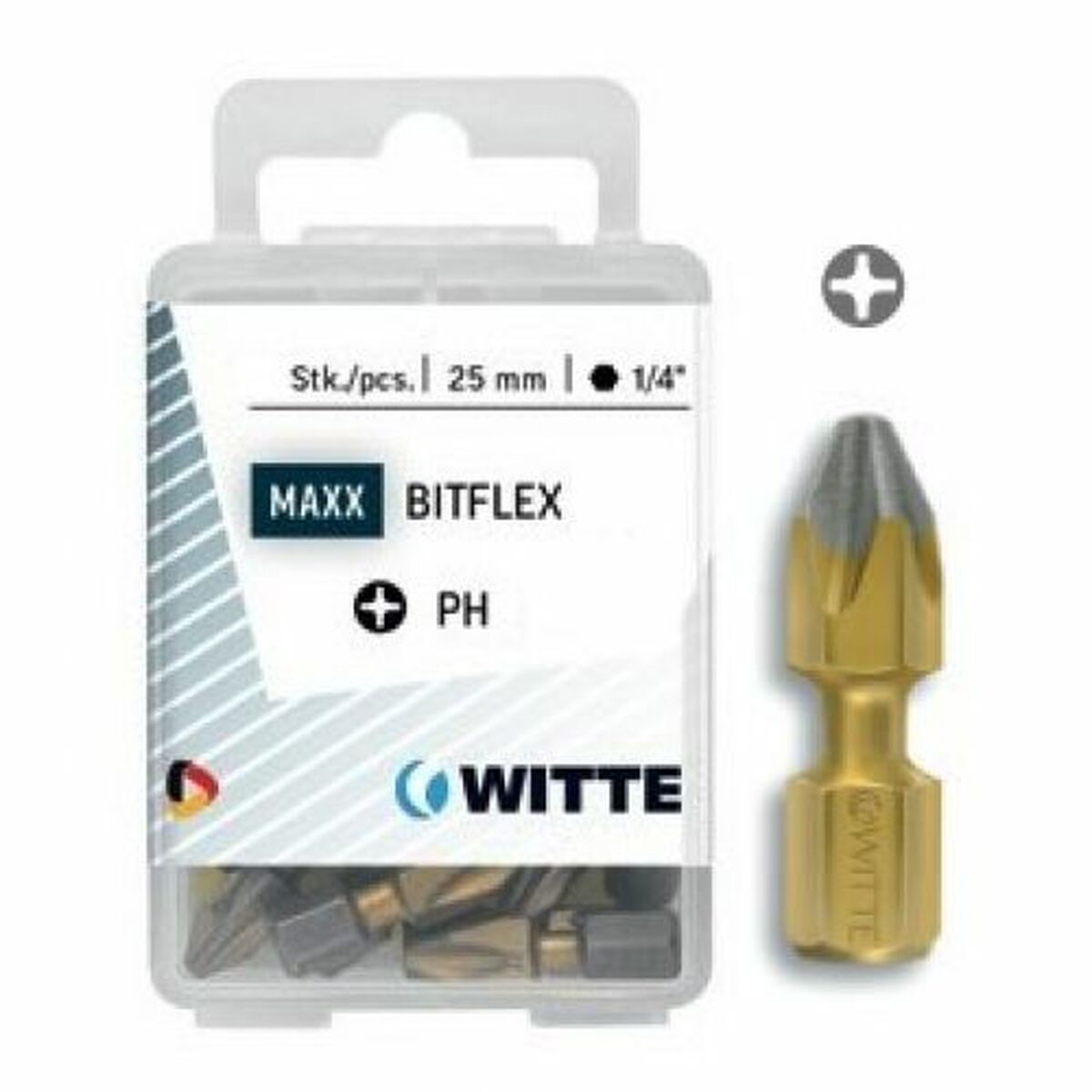 Set biți WITTE PH 2 DIAMOND FLEX PH2 5 Unități
