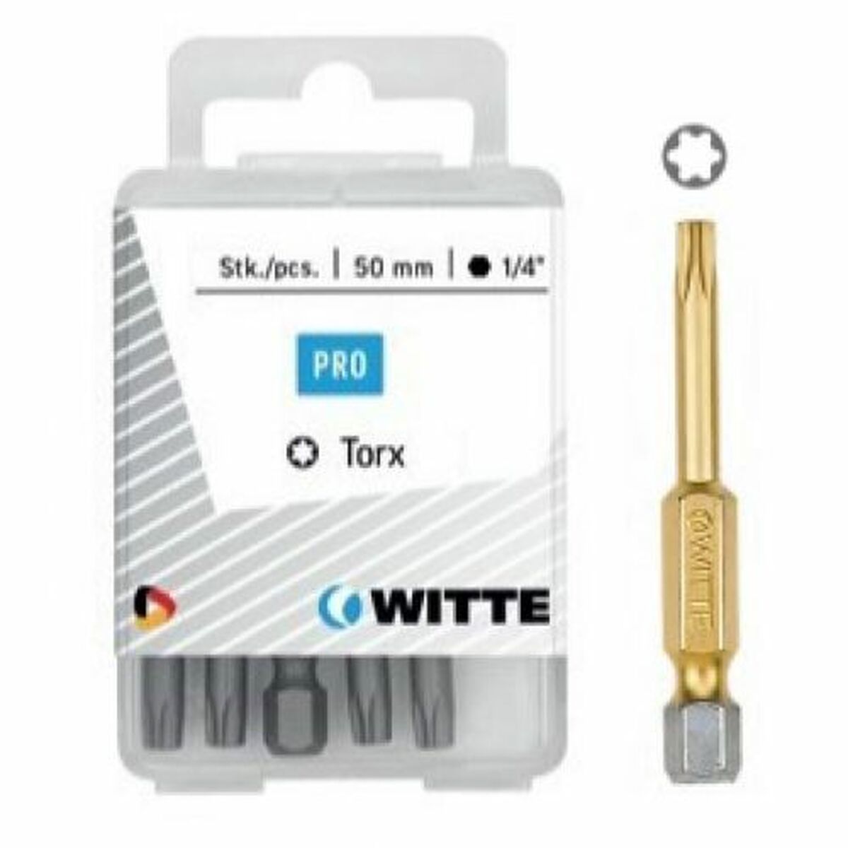 Set biți WITTE TX Torx 5 Unități