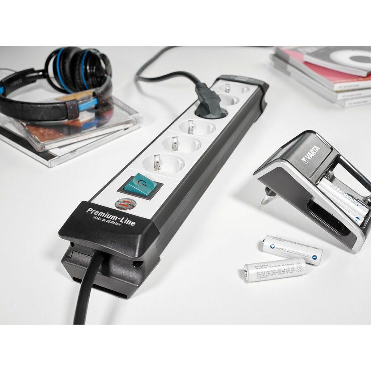 Placă de Circuit Prize 4 puncte de conectare cu întrerupător Brennenstuhl Premium-Line 3600 W (1,8 m)